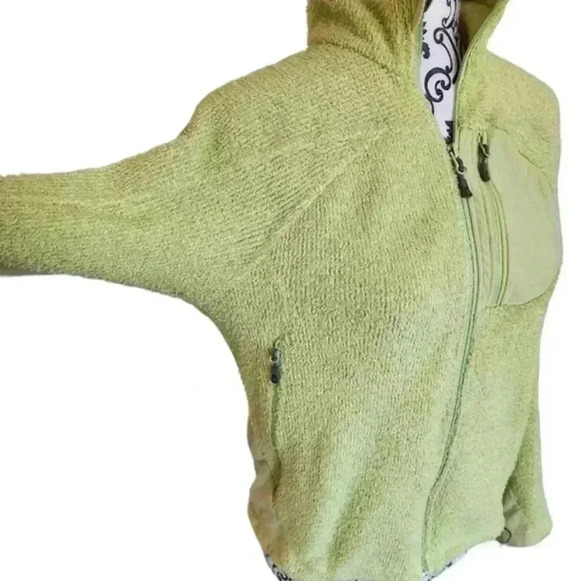 MEC Mountain Equipment Co-op Fleece Jacket Full Zip Green Women's size Medium - Picture 5 of 16
